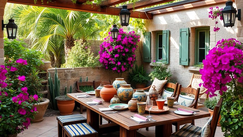 al fresco dining areas