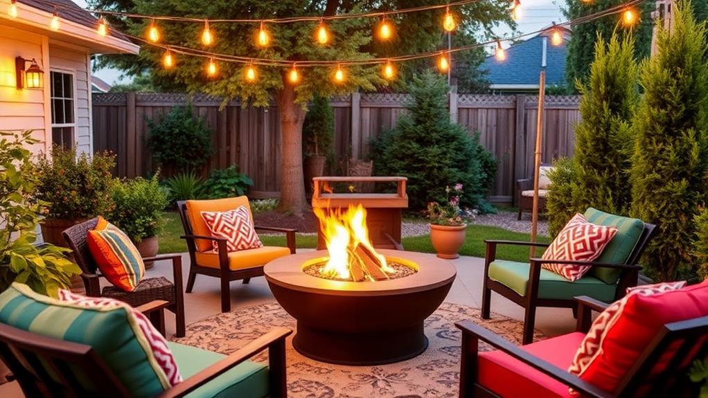 compact outdoor fire feature