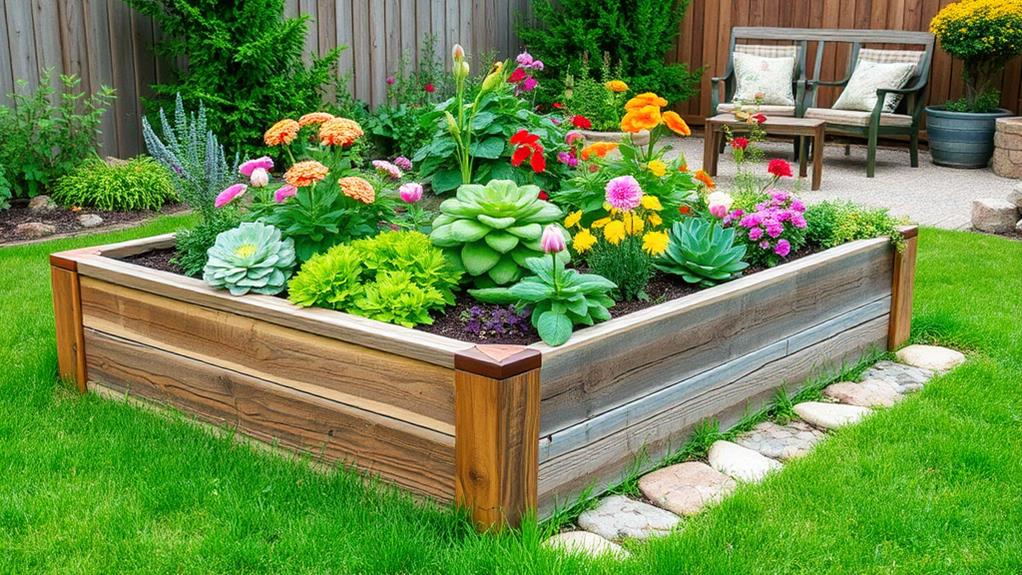 construct elevated planting box