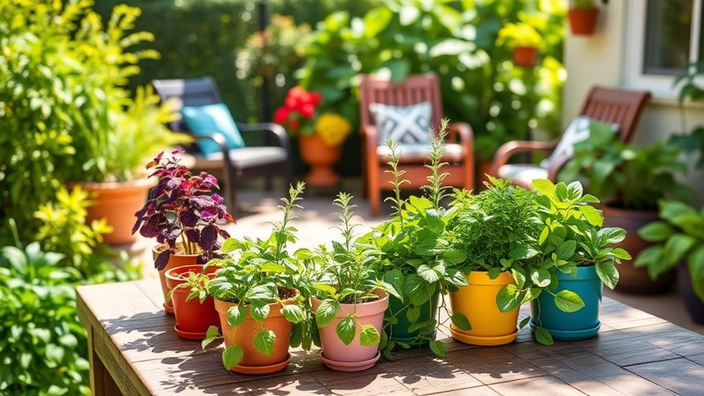 container herb gardening tips