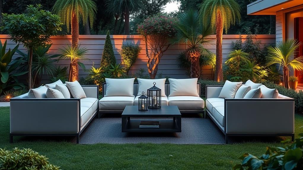 contemporary patio furniture collection