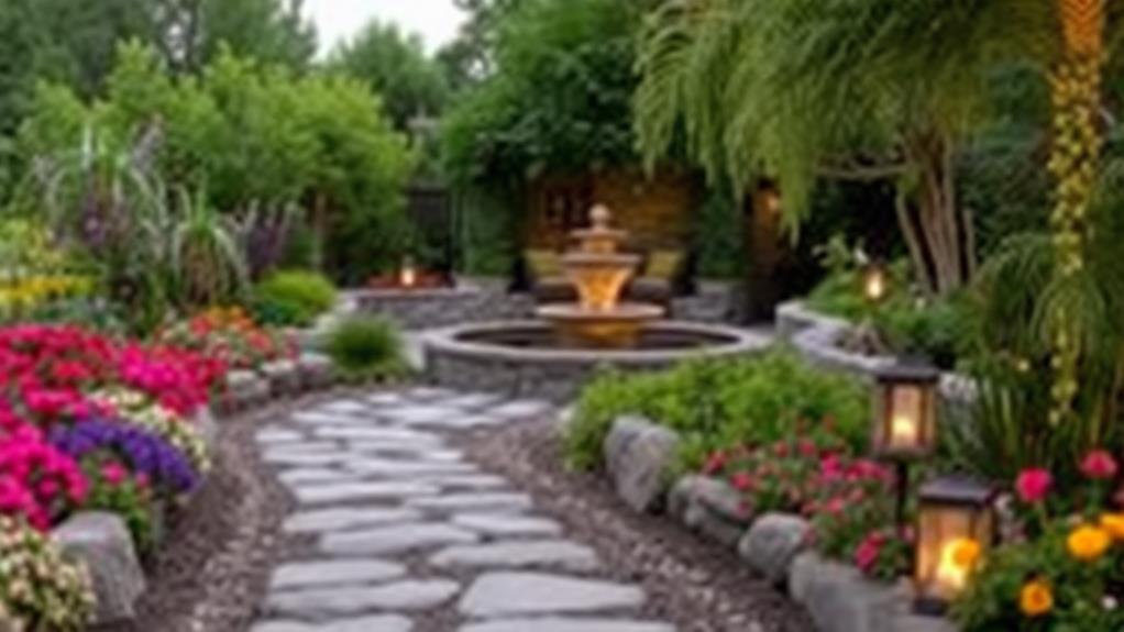 creative landscape design paths