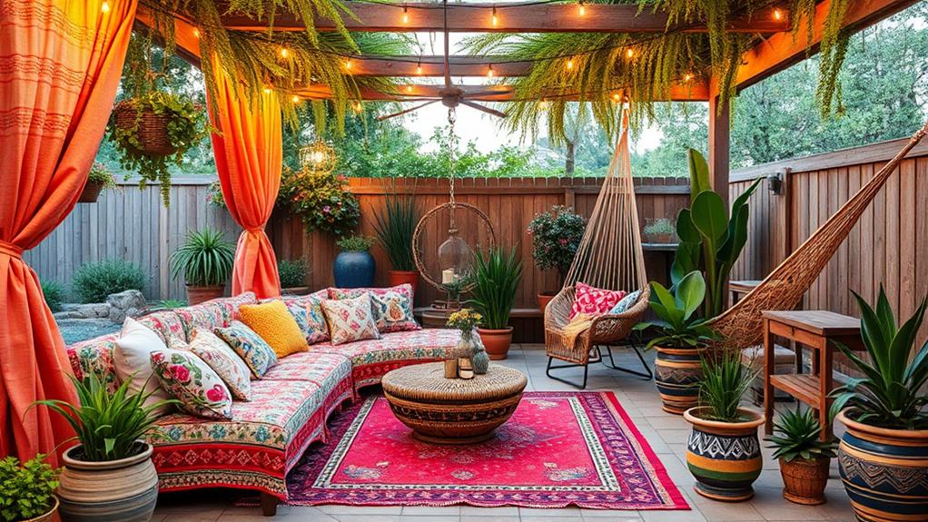 eclectic textile bohemian aesthetic