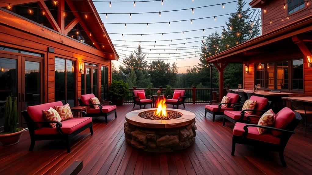 elegant outdoor living space