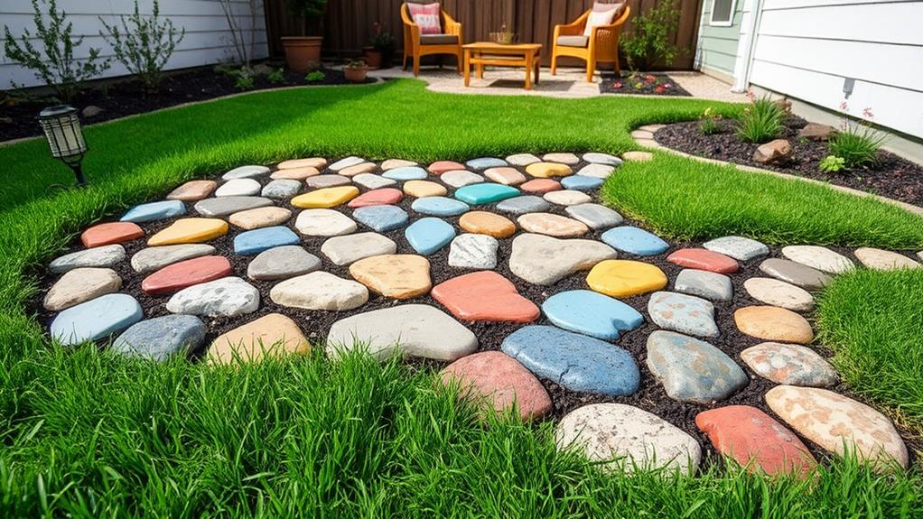 enhance with decorative stones