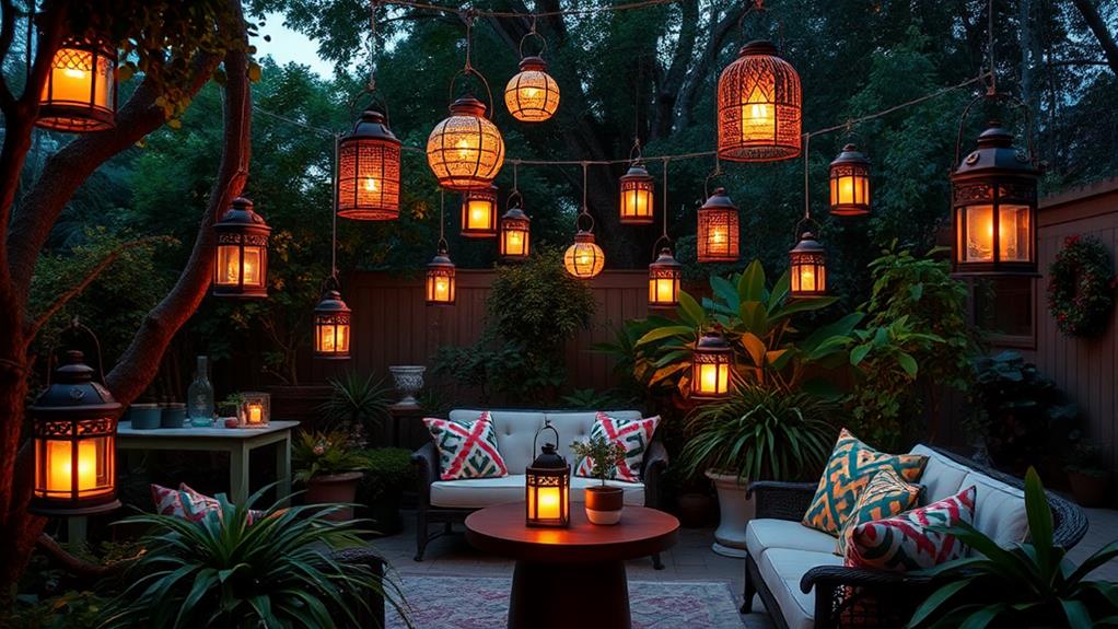 illuminate spaces with lanterns