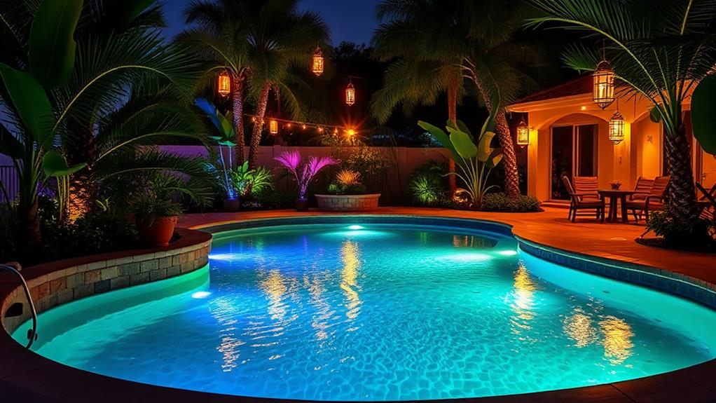 illuminated aquatic ambiance fixtures