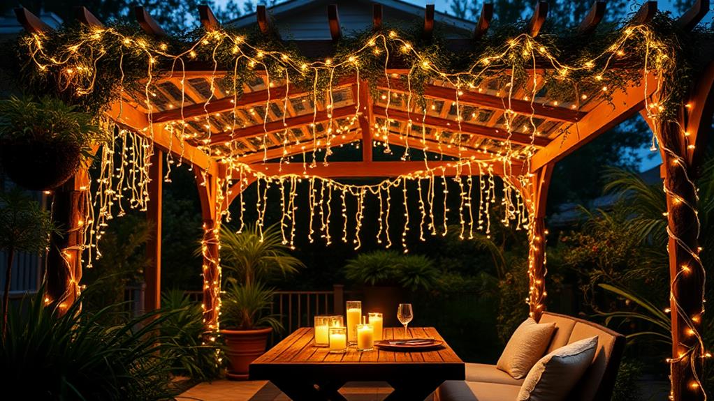 illuminated decorative string lights