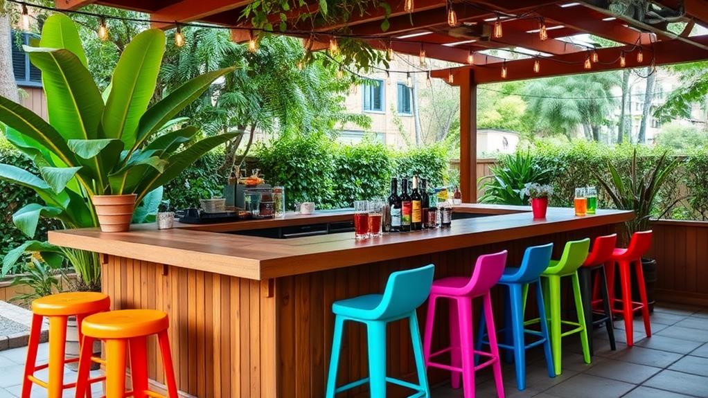 personalized garden bar design