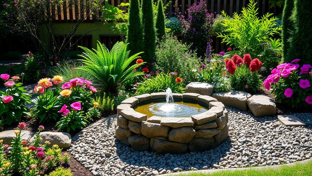 install a pond fountain