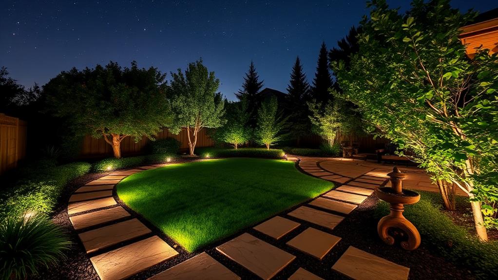 integrated garden illumination system