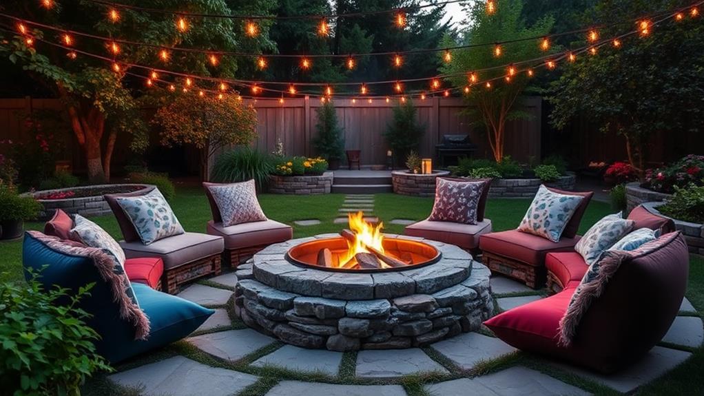 inviting outdoor gathering space