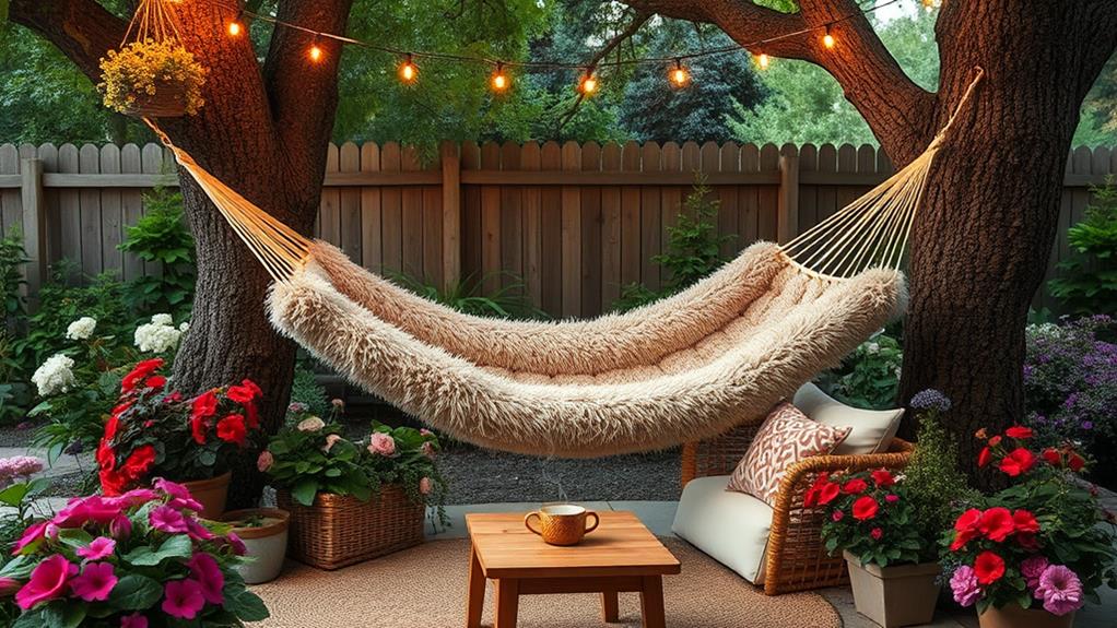 inviting reading corner setup