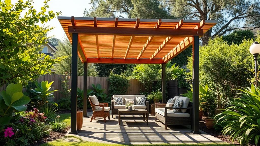 mobile pergola with wheels