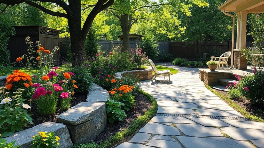 natural stone walkway design