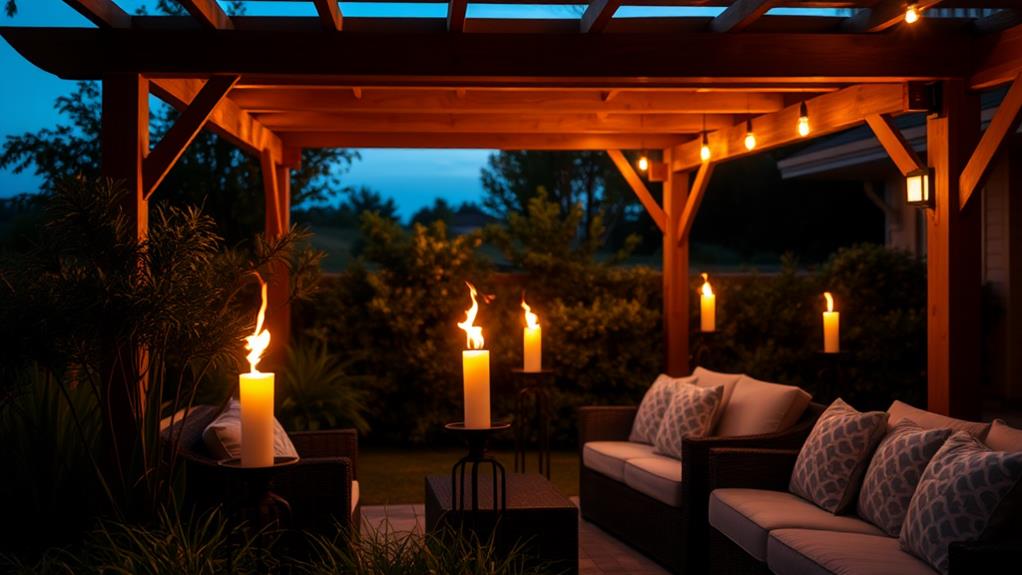 outdoor decorative lighting source