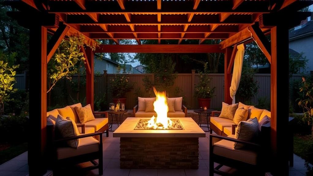 outdoor entertainment feature design