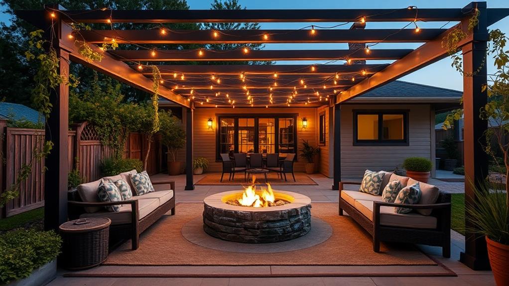 outdoor entertainment space design