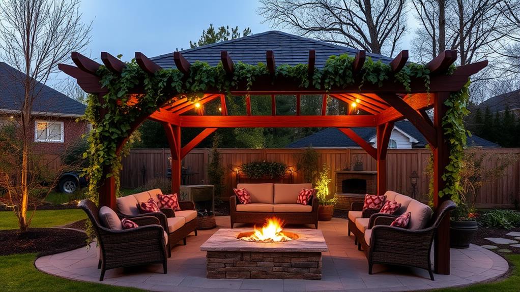 pergola enhanced gazebo design