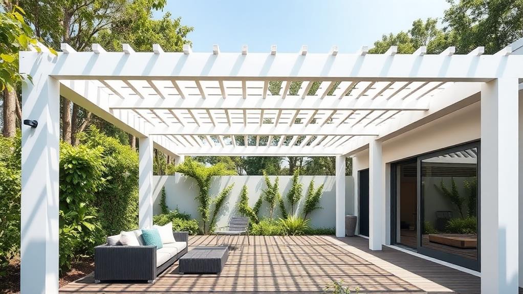 sleek outdoor structure aesthetics