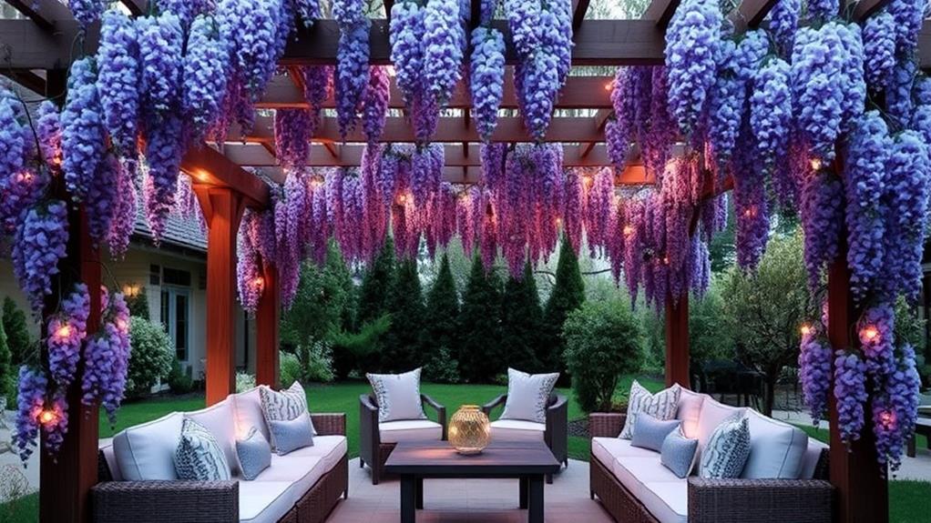 stylish outdoor relaxation space