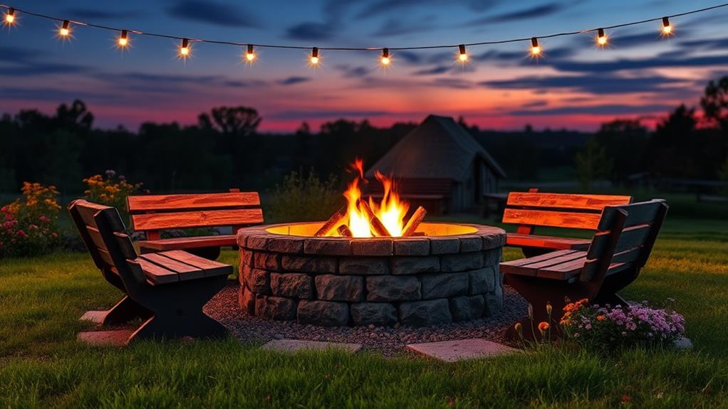 timeless outdoor fire feature