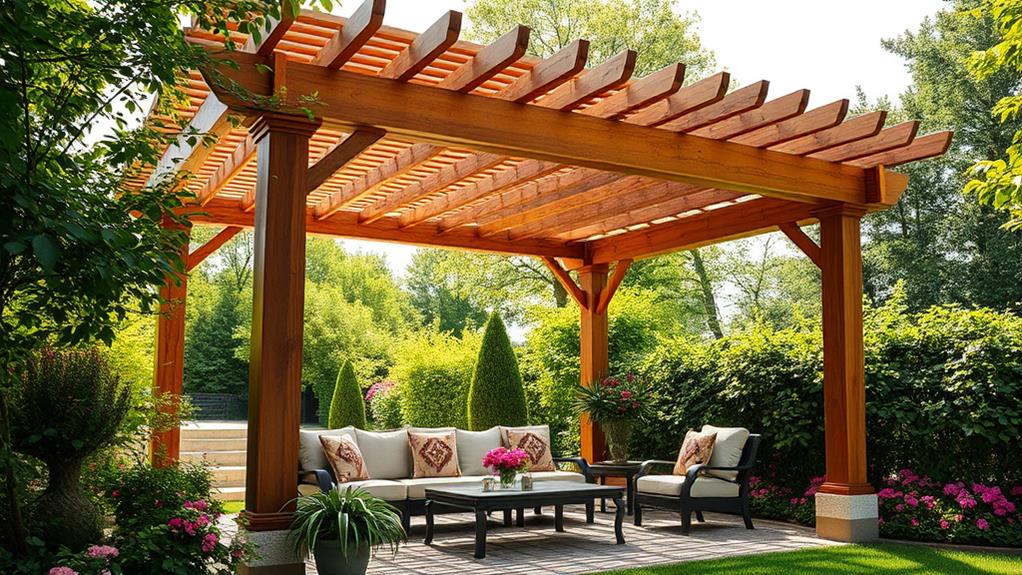 timeless timber pergola design