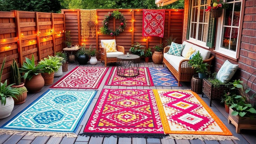 vibrant exterior floor decor