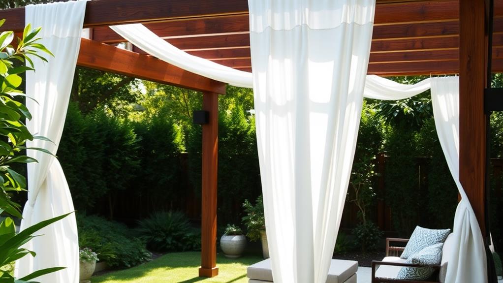 weather resistant patio privacy drapes