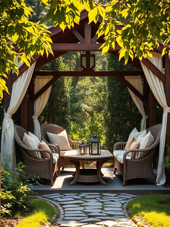 charming outdoor gazebo designs