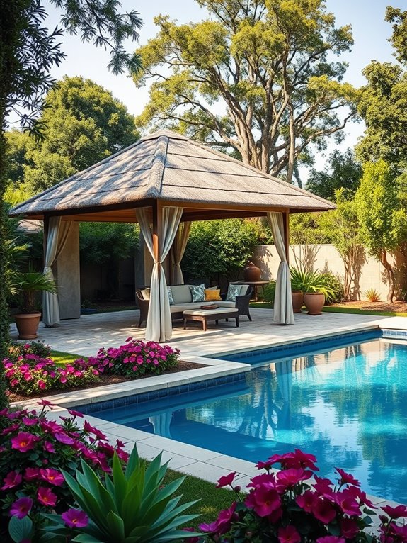 gazebo poolside design inspirations