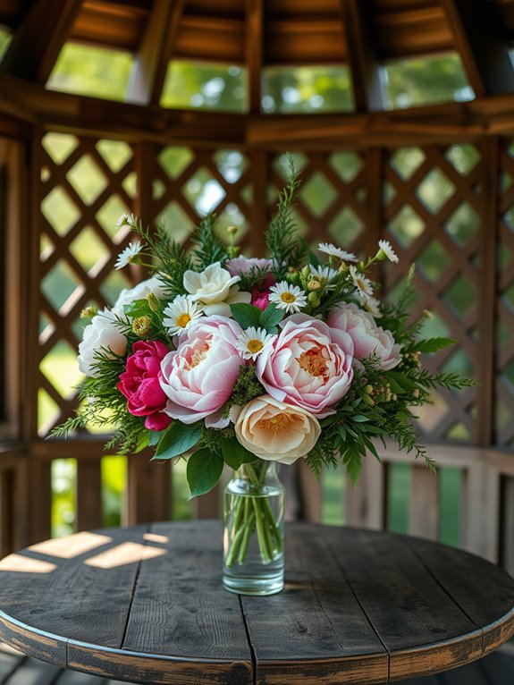 colorful floral arrangements delight