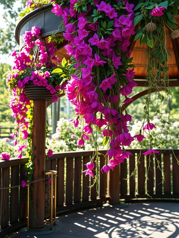 vibrant pink color display