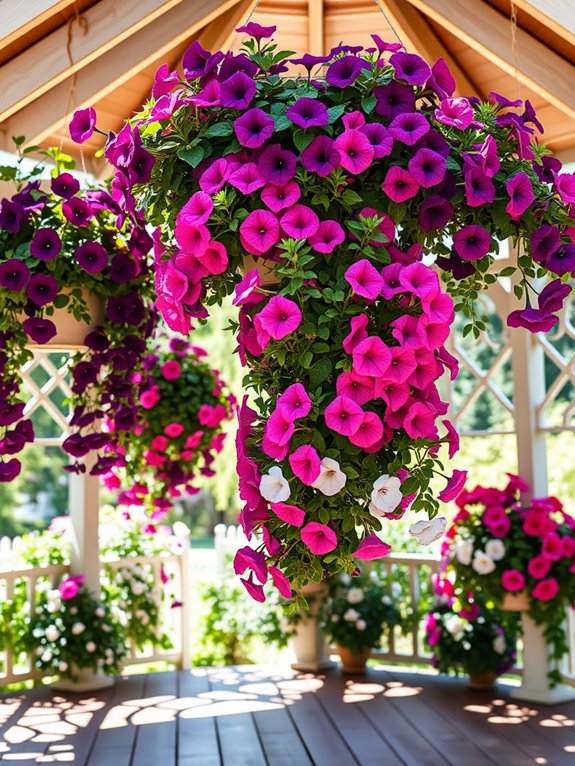 diverse petunia flower types