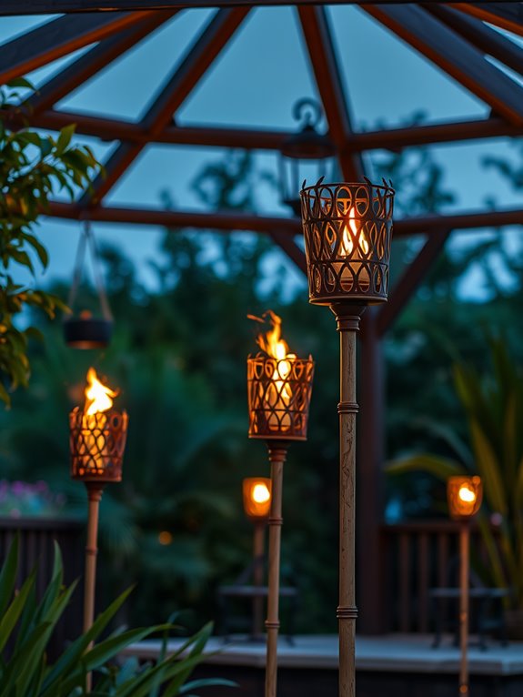 outdoor decorative lighting fixture