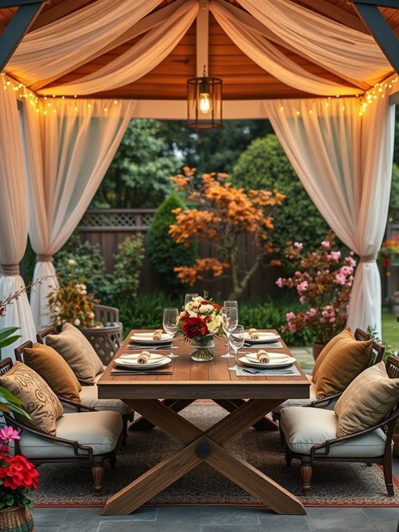 sophisticated al fresco experience