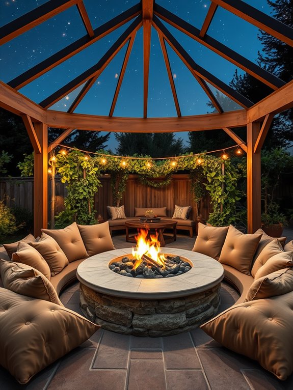 inviting outdoor fire experience