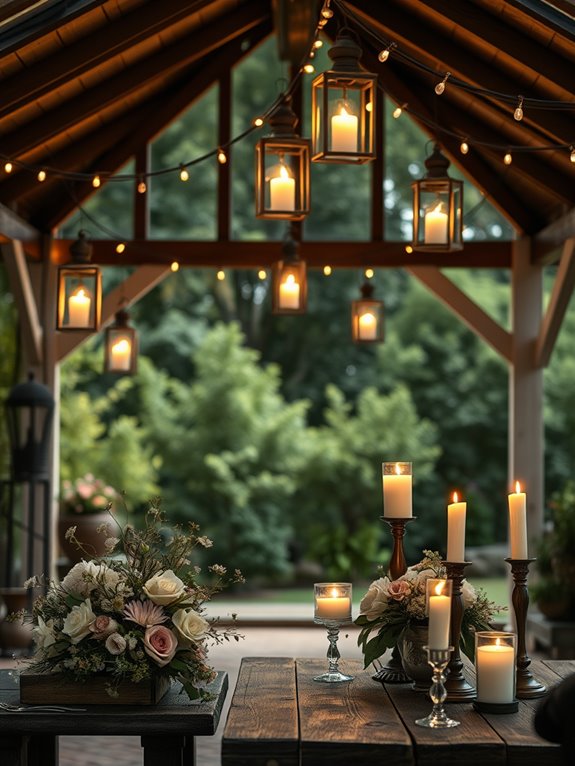 enchanting evening ambiance lighting