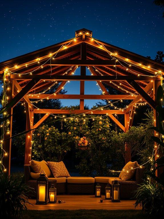 magical outdoor ambiance lighting