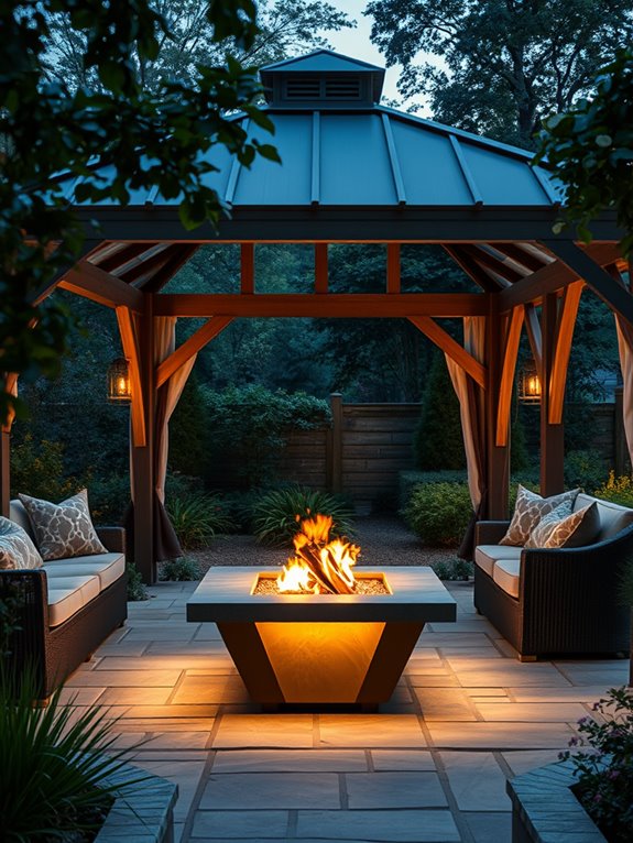 serene outdoor relaxation space