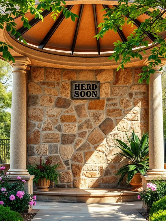 charming outdoor stone structure