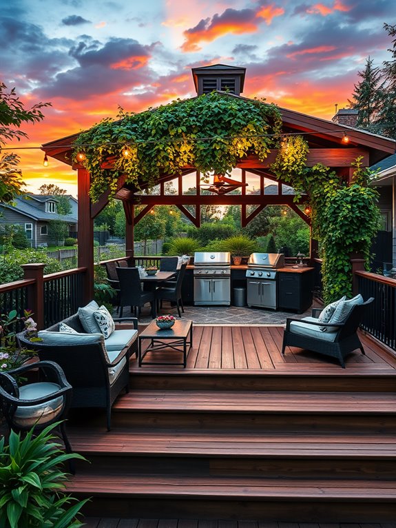 outdoor entertainment space design