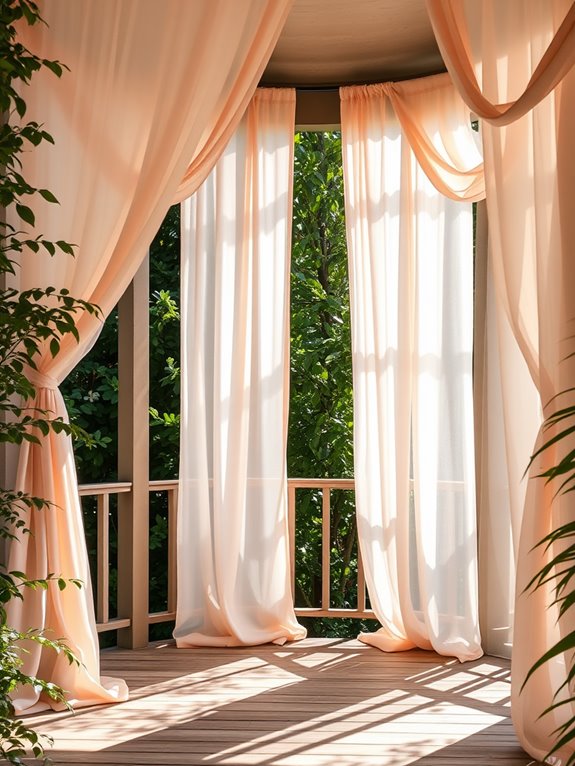 multi layered window treatments