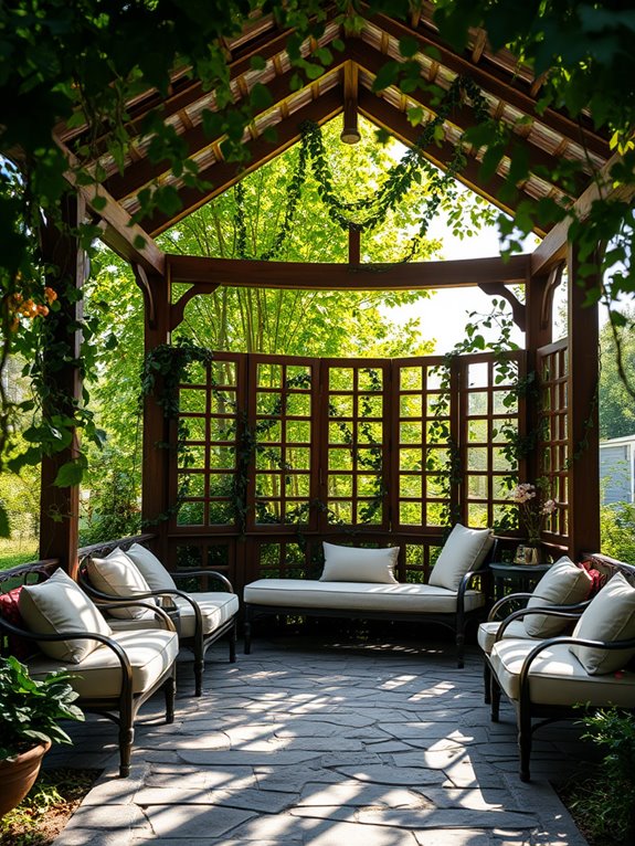 privacy enhancing gazebo designs