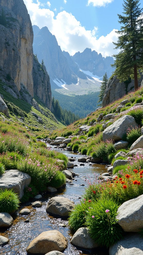 alpine rock garden creation