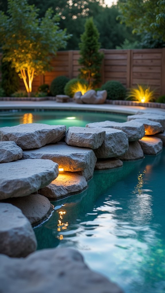 ambient led rock lighting