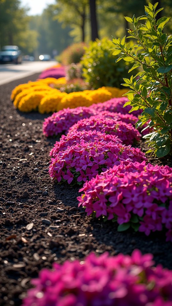 artistic garden arrangements created