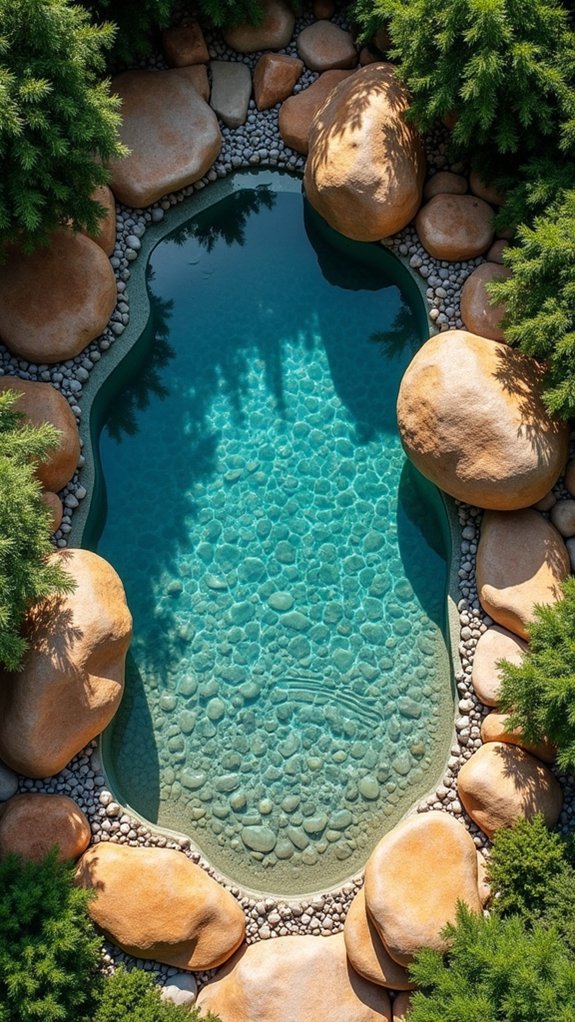 artistic rock arrangements enhance tranquility