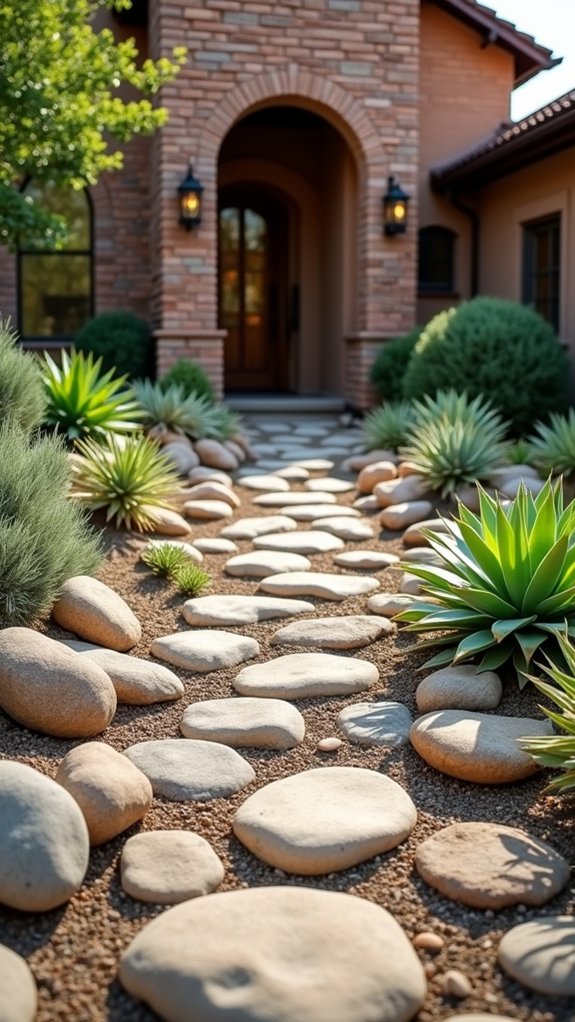artistic rock garden arrangements