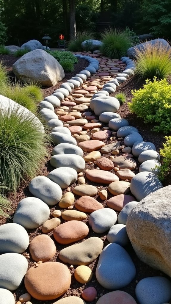 artistic stone landscaping designs